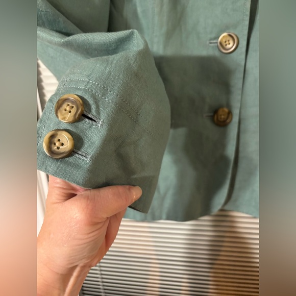 L.L. Bean Sage Green  Blazer for Women - Picture 3 of 9